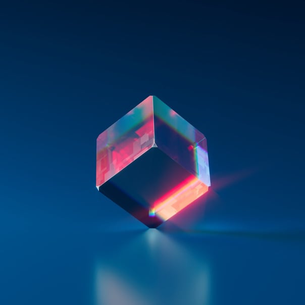 3D cube graphic